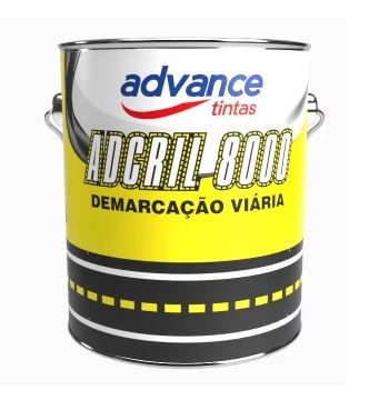 Tinta Para Demarcação Adcril Amarelo 3,6L - Advance