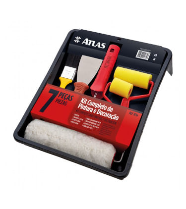 Kit P/ Pintura Completo 7PÇS 1016 - Atlas