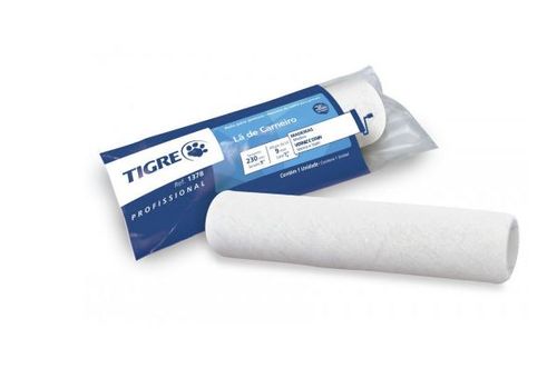 Rolo Lã Veludo 1378 23CM - Tigre