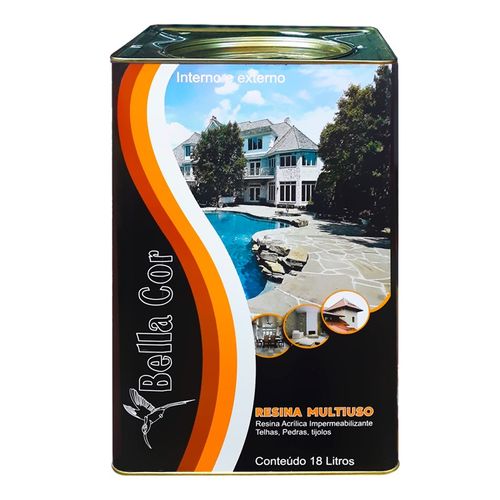 Resina Impermeabilizante multiuso Incolor 18L  Bellacor