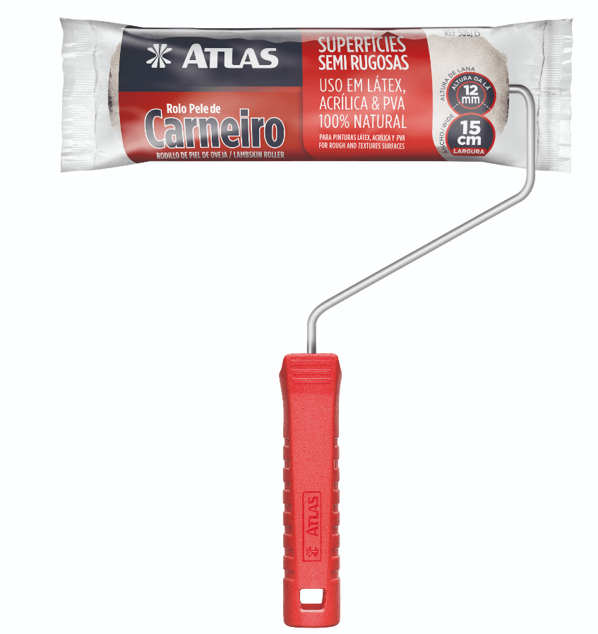 Rolo Lã 306 15CM - Atlas