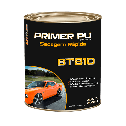 Primer PU BT810 Cinza (Parte A) - BT Refinish