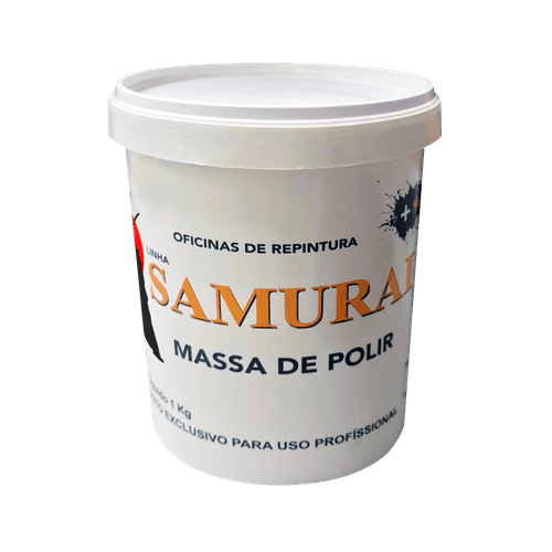 Massa De Polir Base Água Samurai 1kg Bt Refinish