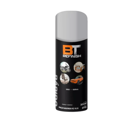 Spray Prata Uso Geral 300ml Bt Refinish
