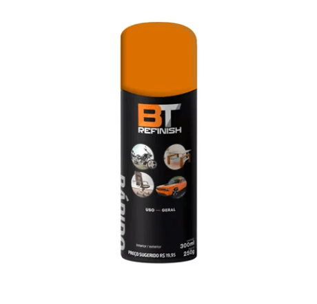 Spray Laranja Uso Geral 300ml Bt Refinish