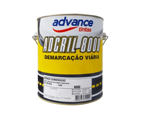 Tinta Para Demarcação Branco Adcril 3,6L - Advance
