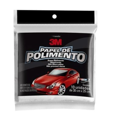 Papel Polimento Pacote C/ 10 Unidades - 3M