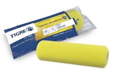 Rolo Espuma Amarela 1342 23CM - Tigre