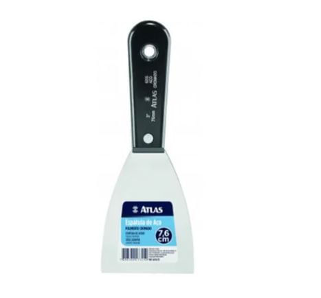 Espatula De Aço Cromada 8cm - Atlas