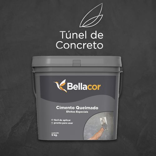 Cimento Queimado Tunel de Concreto 5kg Bellacor