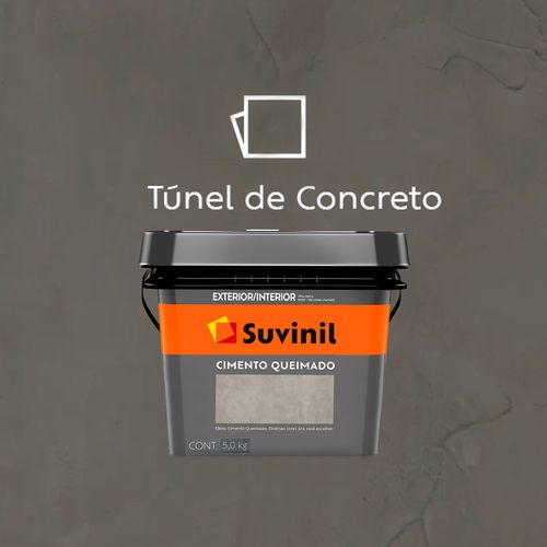 Cimento Queimado Túnel de Concreto 5kg Suvinil