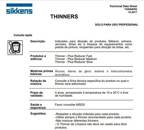 PLUS REDUCER MEDIUM Thinner P/ PU 5L - Wanda