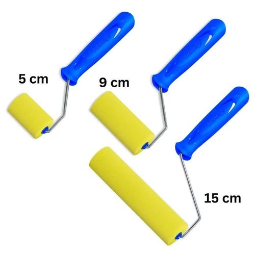 Rolo Espuma Amarela 1341 15CM - Tigre