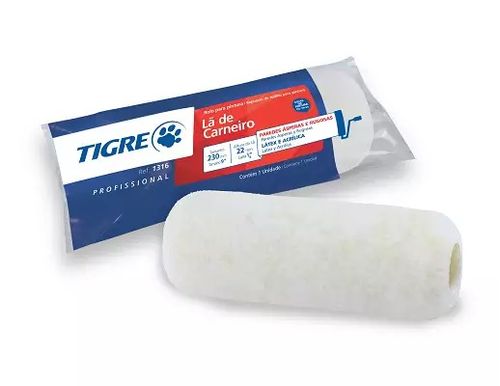 Rolo Lã S/ Cabo 1316 23CM - Tigre