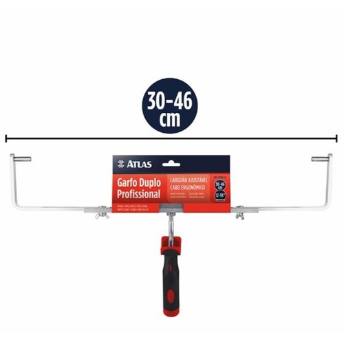 Suporte Rolo Duplo Profissional AT360 921 - Atlas