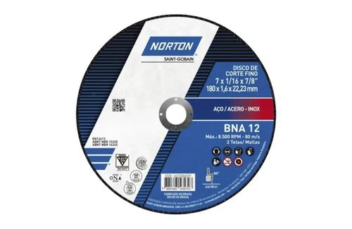Disco de Corte Fino BNA 12 - Norton