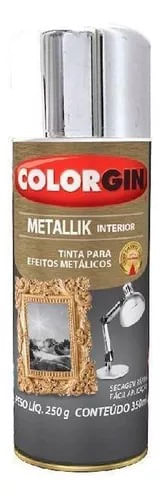 Spray Cromado Metallik 350ml - Colorgin