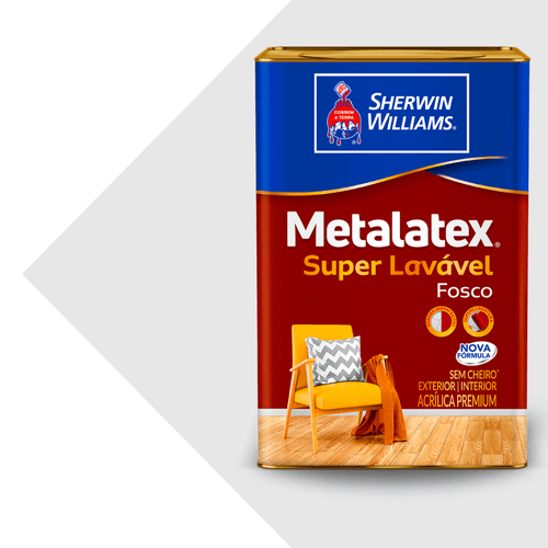 Tinta Acrílica Fosca Gelo Metalatex 18L - Sherwin Williams