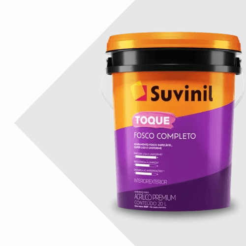 Tinta Acrilica Toque Fosco Completo Branco 20L Suvinil