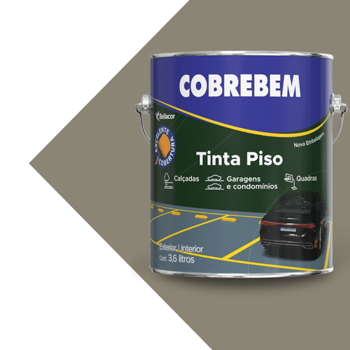 Tinta Piso Cobrebem Concreto 3,6L Bellacor