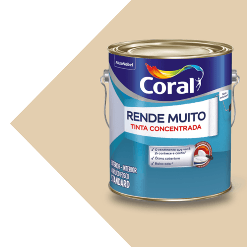 Tinta Fosco Marfim Rende Muito 3,2L. Coral