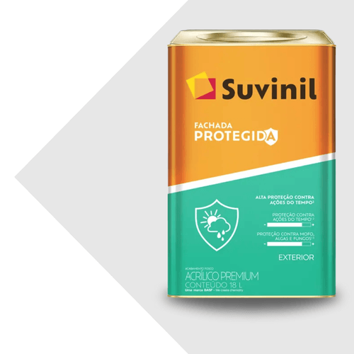 Tinta Fachada Protegida Branco 18L Suvinil