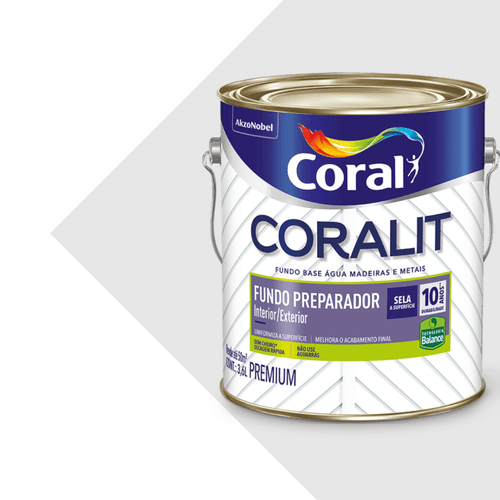 Fundo Preparador Coralit Balance 3,6L Coral