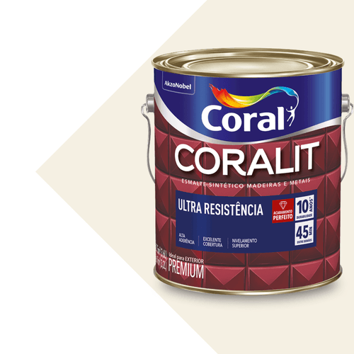 Esmalte Sintético Brilhante Areia Coralit Ultra resistência 3,6L Coral