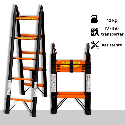 Escada Telescopica 10 Degraus Retratil Btech