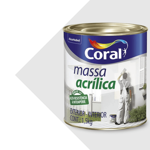 Massa Acrílica 1,5kg - Coral