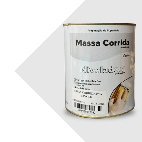 Massa Corrida Para Interiores 1,320KG Bellacor