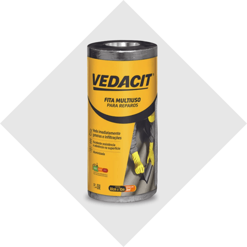 Fita Multiuso 30cm X 10m - Vedacit