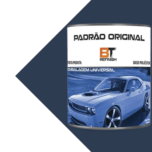 Tinta Automotiva base poliéster azul buzios Fiat 01 - 900ML BRAZILIAN