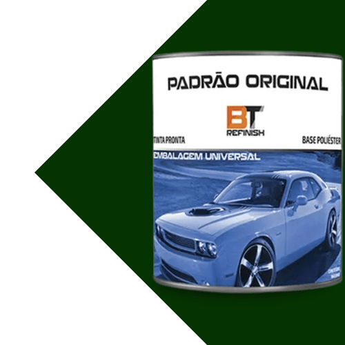 Tinta Automotiva Base Poliéster Verde West GM97 900ML - BT Refinish