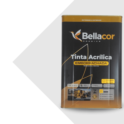 Tinta Emborrachada Branco 18L - Bellacor