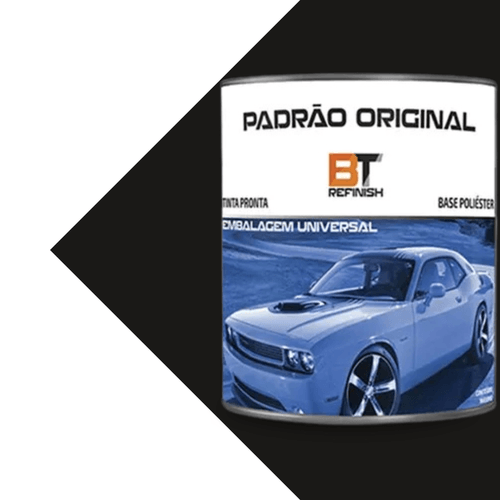 Tinta Automotiva Preto Universal VW94 900ml Bt Refinish