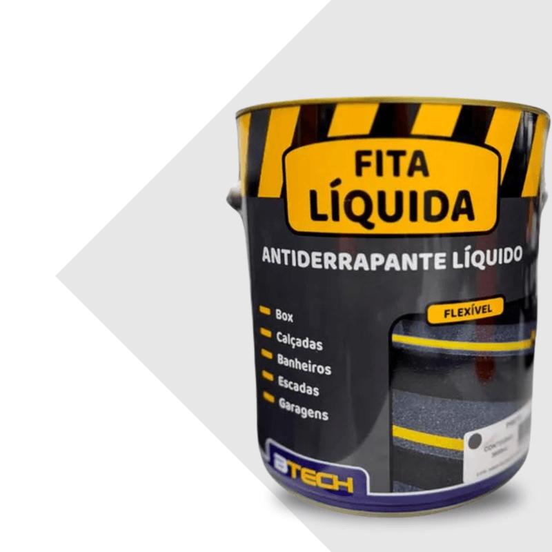 Fita Liquida Antiderrapantre Branco - Btech