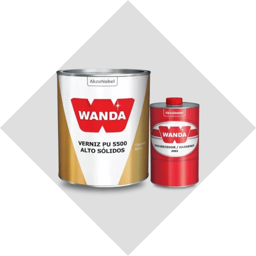 Verniz PU 5500 Alto Sólidos Kit + (3093) - Wanda