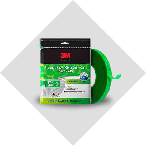 Fita Dupla Face 19MM X 20M Transparaente - 3M