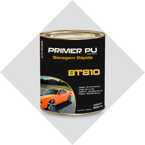 Primer PU BT810 Cinza (Parte A) - BT Refinish