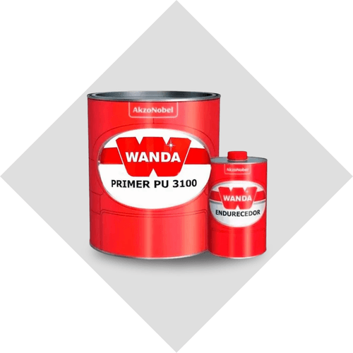 Kit Primer PU 3100 + 3093 900ml - Wanda