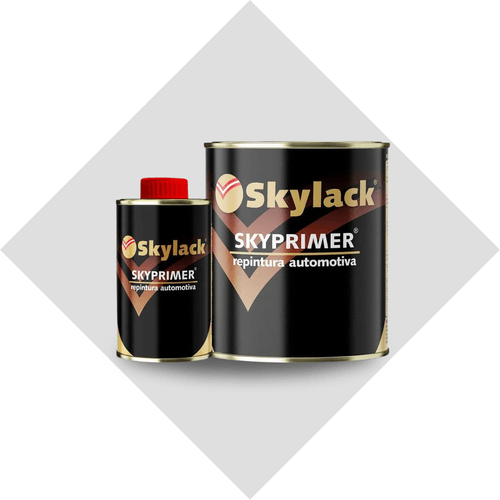 Kit Skyprimer PU 8:1 ( 0,8L + 0,1L) Cinza  - Skylack