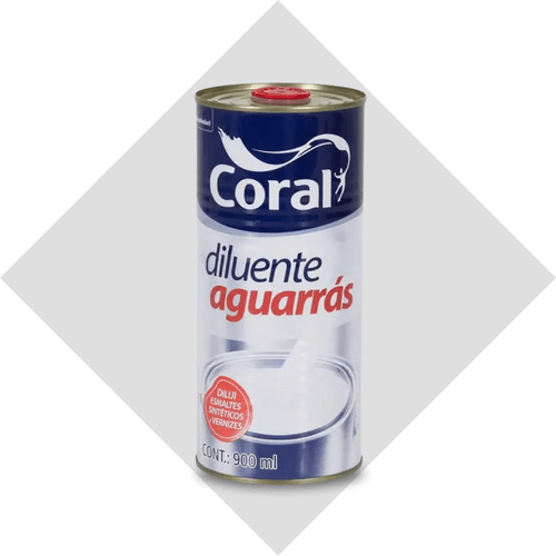 Aguarrás 900ml - Coral