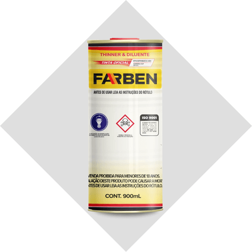 Diluente P/ PU 8000 Thinner 900ml - Farben