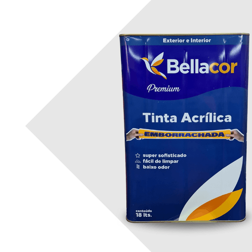 Tinta Emborrachada Branco 18L - Bellacor