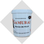 Massa De Polir Base Agua Samurai 1kg Bt Refinish