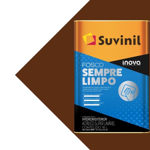 Marrom Luxo Sempre Limpo 16l Suvinil