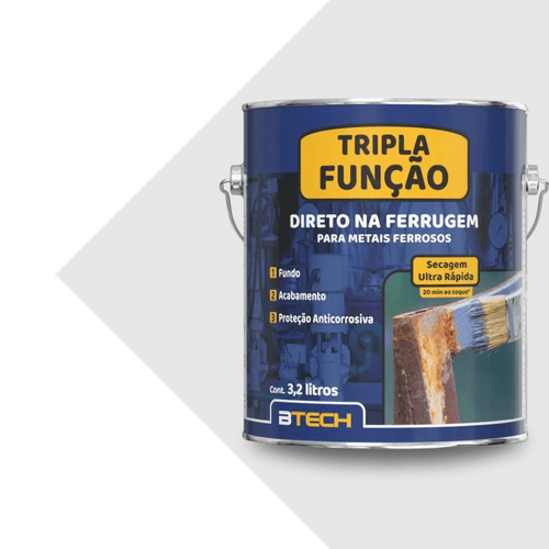 Esmalte Sintetico Brilhante Branco tripla Função 3,2L. Btech