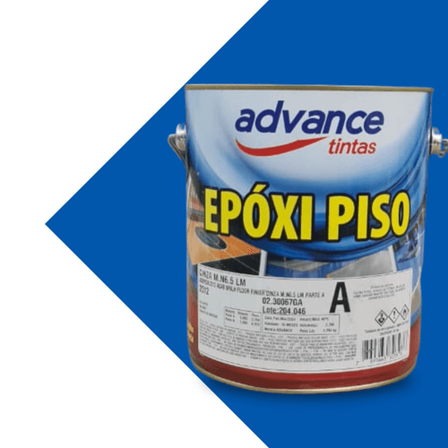 Tinta Epóxi Adepoxi 2012 Azul Segurança Parte A 3,6L -  Advance