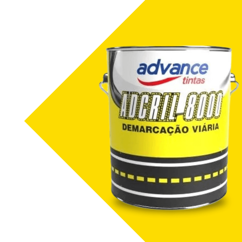 Tinta Para Demarcacao Adcril Amarelo 3,6L - Advance